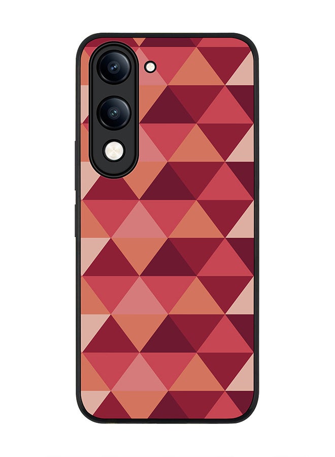 For vivo Y29s 5G / Y19s 5G Case,Slim fit Camera Protection, Shockproof Thin Phone cover  - Topsy Turvy Triangles